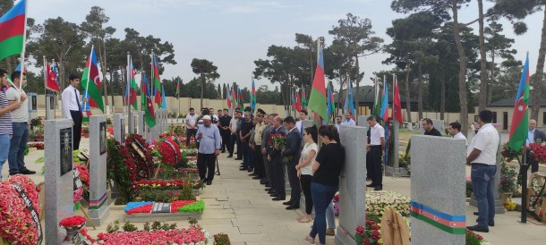 Nərimanovda şəhid Kamran Hüseynovun doğum günü qeyd olundu - FOTOLAR